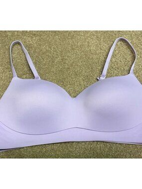 Join-Eby.com Size Medium Lilac Purple Lightly Padded Contour Wireless TShirt Bra